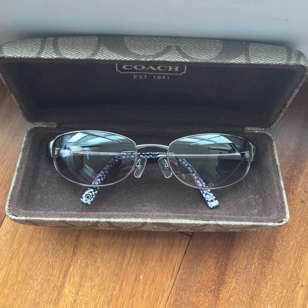 Coach Mirrored Lens Sunglasses